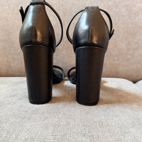Steve Madden Leather Block Heel - Picture 3 of 4